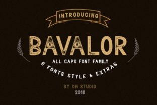 Bavalor Family: A Bold Sans Serif Font for Campaigns