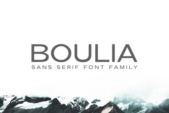 Boulia Family: A Rounded Sans Serif for Modern Web Design