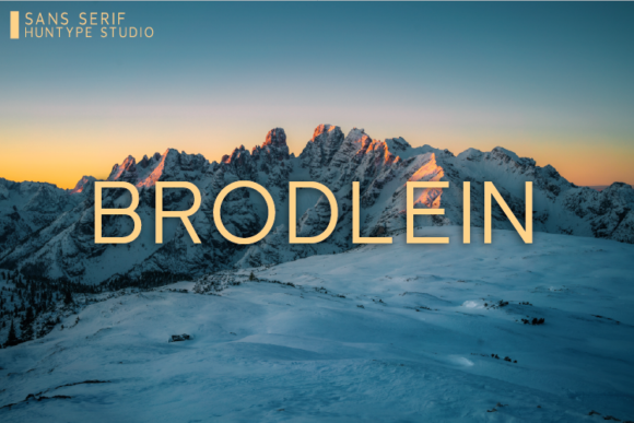 Brodlein Review: A Bold Sans Serif for Modern Branding