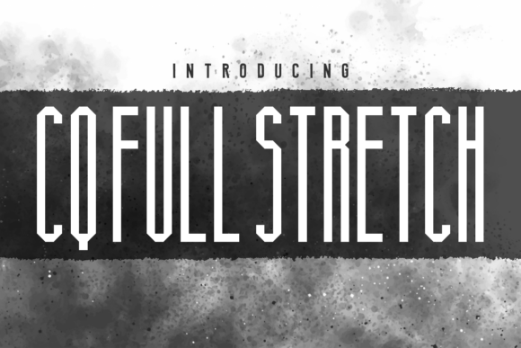 CQ Full Stretch: A Bold Sans Serif for Editorial Impact