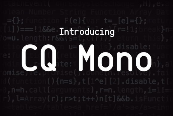 CQ Mono: A Strategic Sans Serif for Bold Campaigns