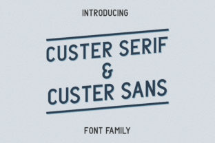 Custer Family: A Versatile Typeface for Modern Web Design