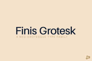 Finis Grotesk: A Bauhaus Typeface for Modern Editorial Design