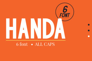 Handa Family: A Bold Sans Serif Font for Small Business Branding