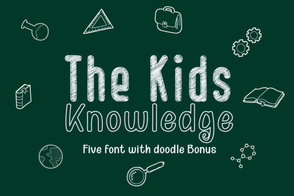 Kids Knowledge Family: A Playful Sans Serif Font for Makers