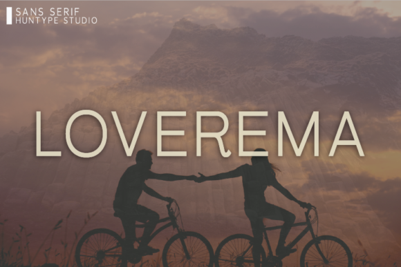 Loverema: A Bold Sans Serif for Modern Brand Identity