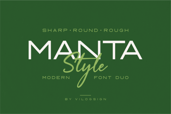 Manta Style: A Versatile Typeface for Modern Editorial Design