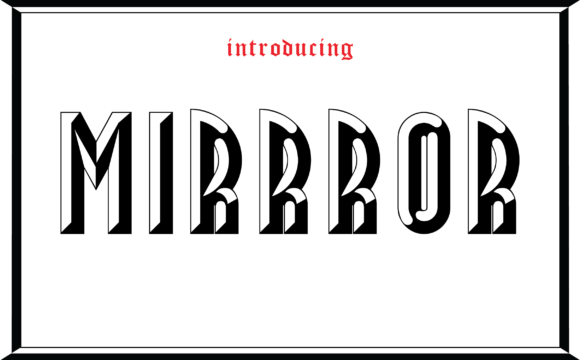 Mirror Font Review: Polishing Your Brand with Art Deco Style