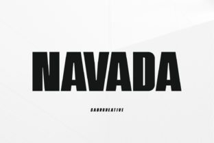 Navada: A Modern Sans Serif Typeface for Bold Branding