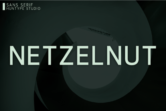 Netzelnut: The Clean Typeface That Elevates Your Brand