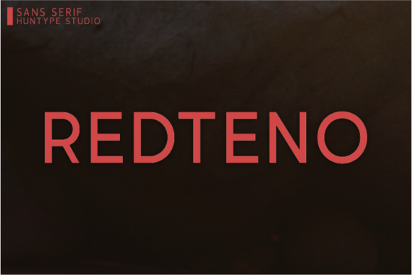 Redteno: The Clean Sans Serif Font for Modern Brands