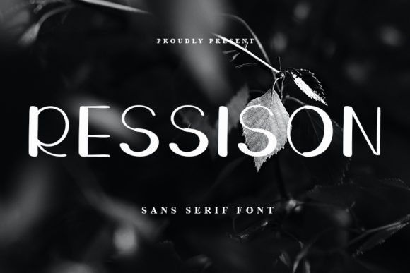 Ressison: A Bold Sans Serif Font for Modern Editorial Design
