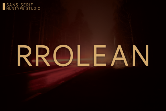 Rrolean: A Clean Sans Serif Font for Stronger Branding