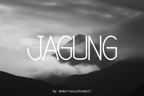 Sego Jagung: The Bold Sans Serif Font for Small Business Branding
