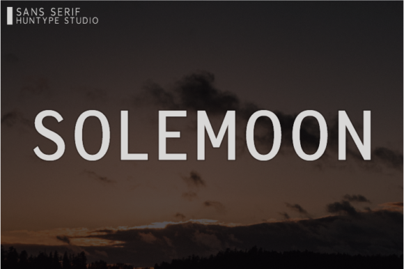 Solemoon: The Modern Sans Serif Font for Crafters