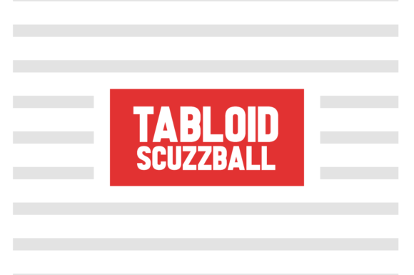 Tabloid Scuzzball: A Bold Sans Serif Font for Digital Impact